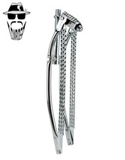 Original Lowrider 26" Classic 1" Chrome Suspension Fork w/Triple Square Bars.