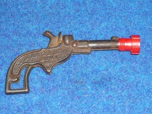 Antique STEVENS ACORN Cast Iron TOY CAP GUN c.1890 Cap Gun Pistol U.S.A. 1887-90