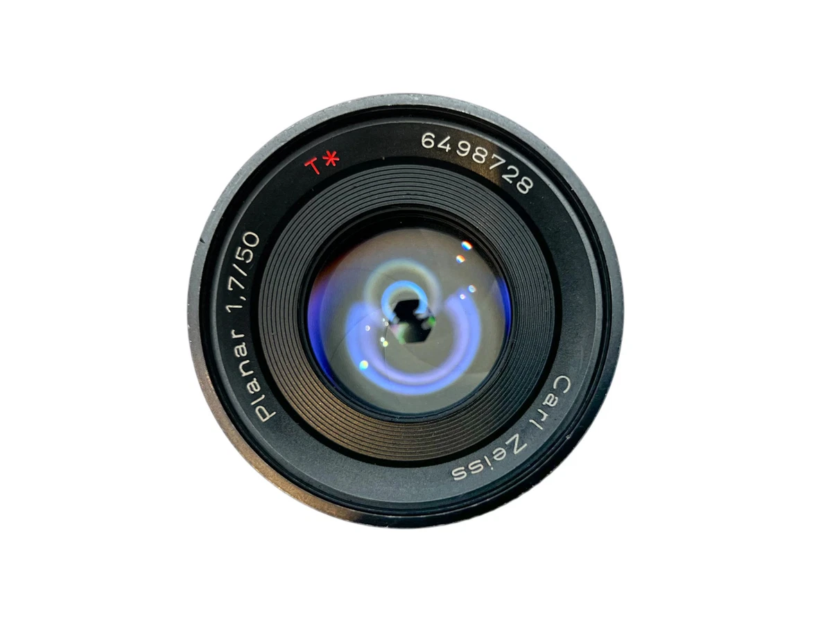 ZEISS Planar T* Camera Lenses 50mm Focal f/1.7 Maximum Aperture