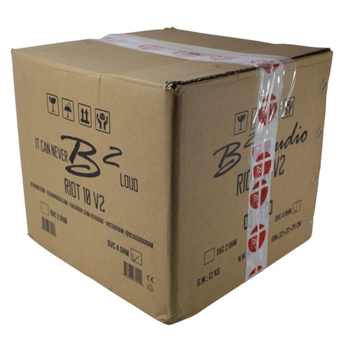 10" 750 Watts RMS Dual 4-Ohm 3" Voice Coil Riot Series Version 2 Subwoofer - Picture 6 of 7