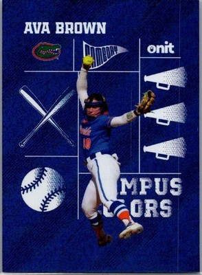 2026 ONIT Athlete NIL Florida Softball #CC-1 Ava Brown Campus Colors Dark Holo
