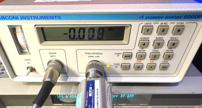 Marconi 6960 B HF-Leistungsmesser & 6912 10MHz-4GHz Sensor mit Kabel vollständig getestet GPIB