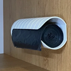 Space-Saving Trash Bag Dispenser – Wall Mounted Garbage Roll Holder