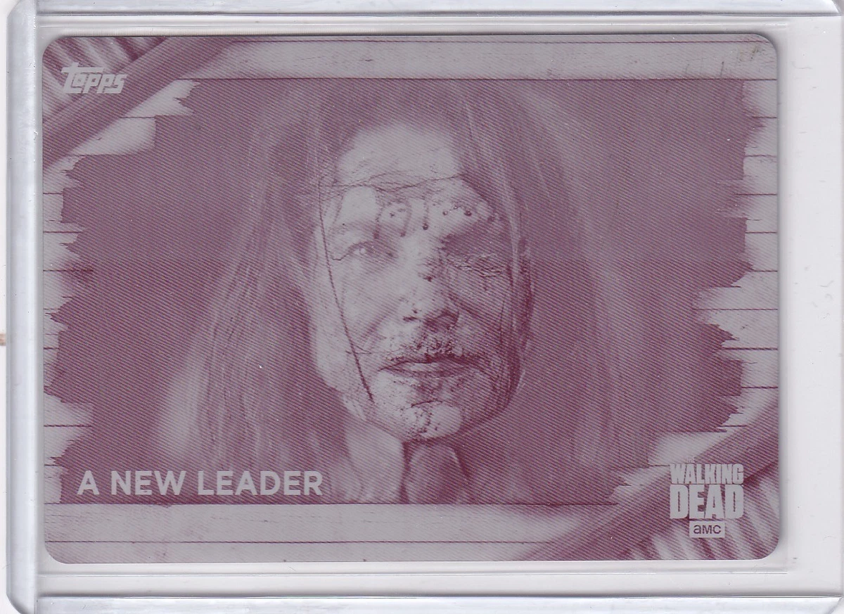 ウォーキングデッド 印刷プレート 25+ The Walking Dead Collectable Trading Card Printing Plate for