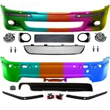 Limousine Bodykit Stoßstange Vorne Hinten für SRA/PDC LACKIERT passt für BMW E39