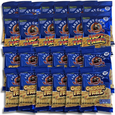 #ad Hot and Cheddar Fries Snacks Value Pack 120 Calorie Packs 24 Bags $24.74