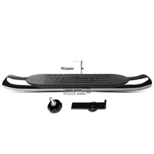 37"x 4"OVAL 2"RECEIVER CHROME STEEL TRAILER TOWING TAILGATE/HITCH STEP BAR/PEDAL