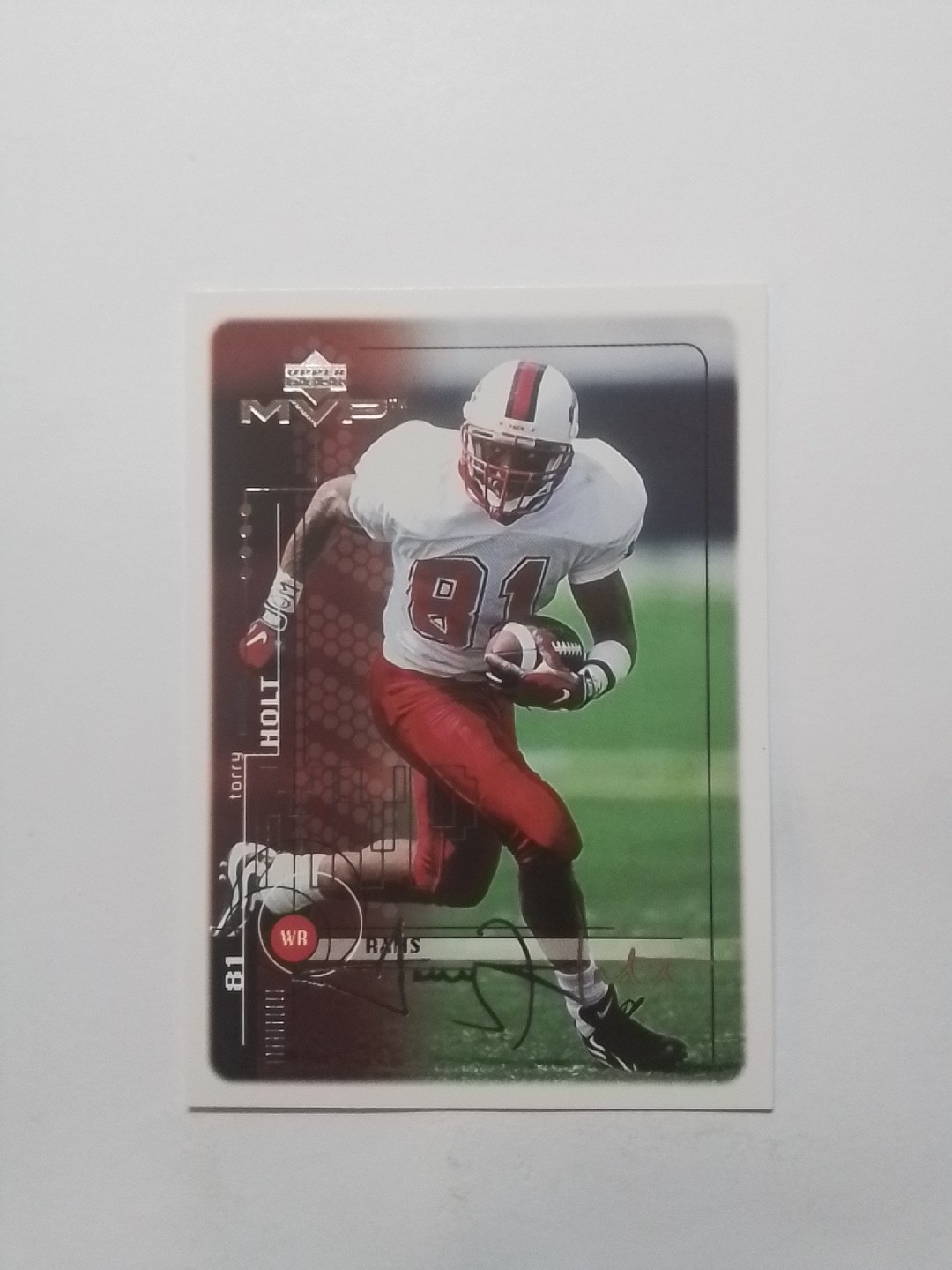1999 Upper Deck MVP #205 Torry Holt St. Louis Rams Rookie Hall Of Fame