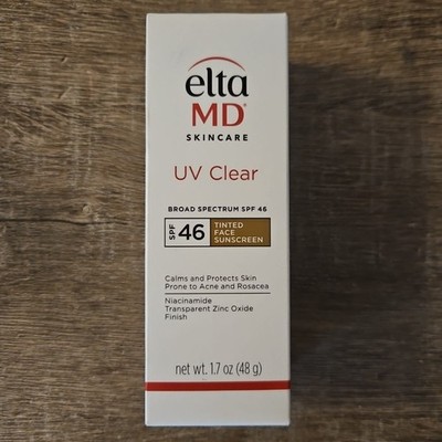 Elta TINTED SPF46 sunscreen 1.7 Oz Exp 05/2028