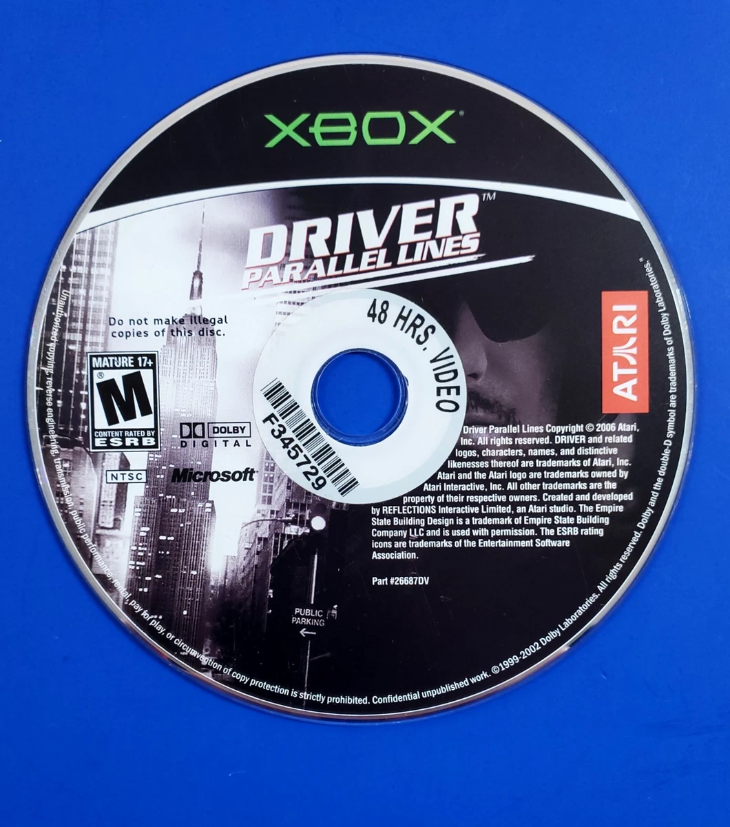 Driver: Parallel Lines Microsoft Xbox Video Games for sale | eBay