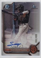 2022 Bowman Chrome Prospect Refractor 300/499 Alexander Suarez #CPA-ASR Auto 0w8