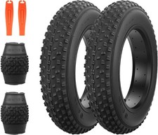 Fat Bike Tire 16 Inch Electric Bike Tire Fat 16 X 4.0 Inch Black - 2 Tires