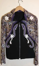 WESTERN PLEASURE SHOW SHIRT JACKET HORSEMANSHIP SHOWMANSHIP HORSE RAIL SHIRT