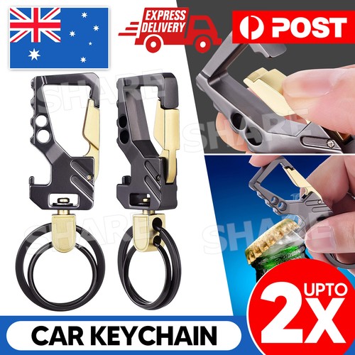 Kar Key Rings Gift Car Key Rings Alloy Chain Keychain Holder Metal Stylish Heavy Duty ...