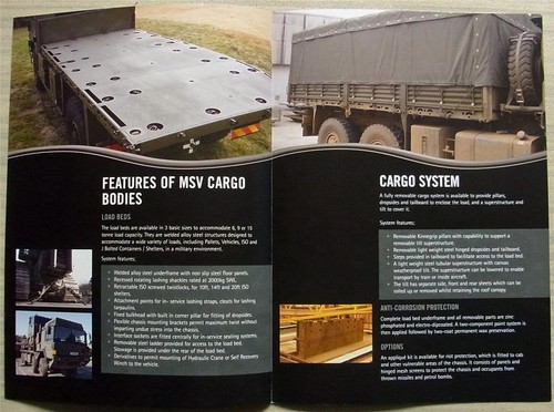 MARSHALL SV CARGO BODIES Commercial Sales Brochure c1999 MAN ERF - Picture 2 of 2