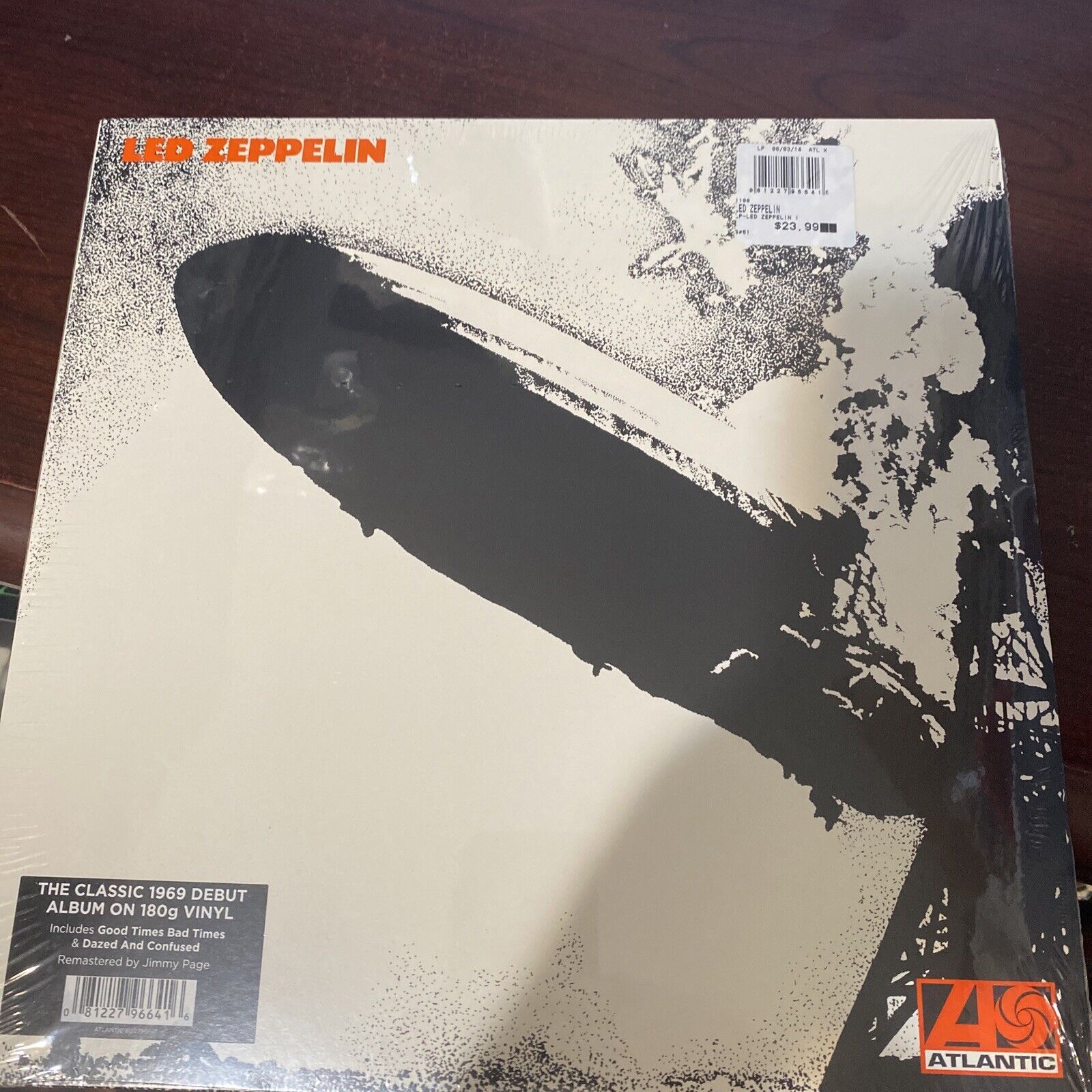 Led Zeppelin/1969 debut Album on 180 g Vinyl-/Sealed /2014 Import Germany 