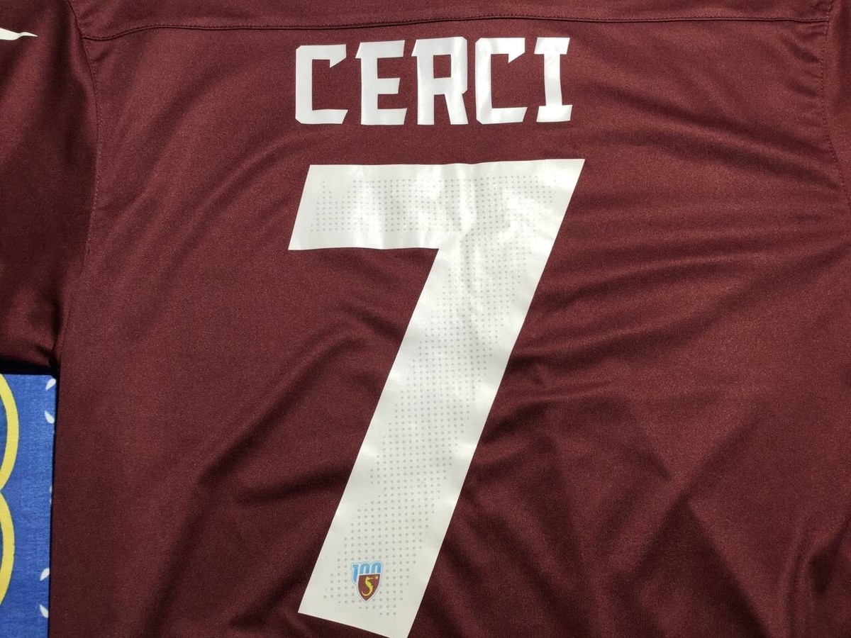 Maillot Domicile Salernitana 1919 2021/22, Zeus, Taille M, Rouge, Numéro 7