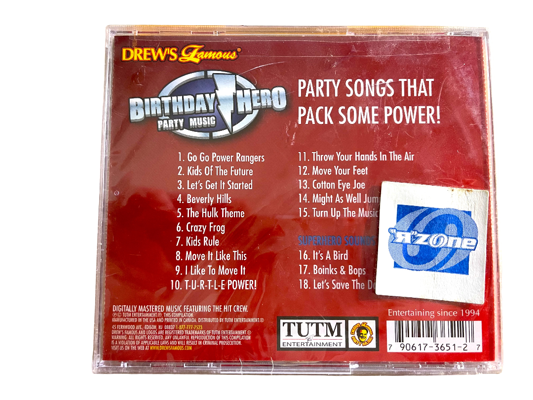 Drew's Famous Birthday Hero Party Music- Go Power Rangers+ More, 18