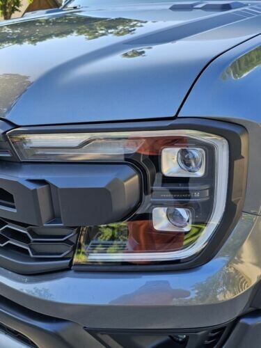 Ford Ranger Raptor Next-Gen Lamp Surrounds Headlights & Tail Lamps Matte Black - Picture 2 of 6