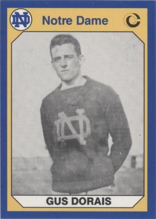 1990 Collegiate Collection University of Notre Dame Gus Dorais #96 - 1 of 2