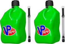 VP Racing 3562 Motorsport 5 Gallon Square Plastic Utility Jug 2 Jug 2 Hose