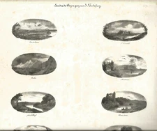 !GODEFROY François, Etudes de Paysages. Paris 1840!