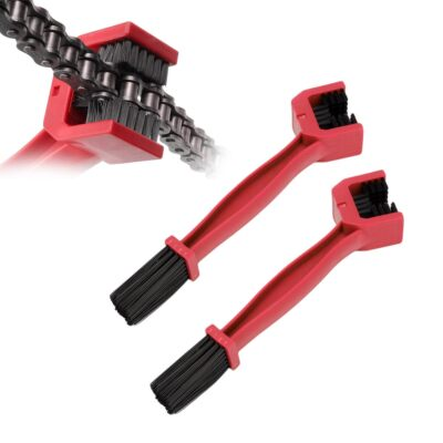 #ad 2 Pcs Bike Motorcycle Chain Washer Chain Gear Scrubber Dirt Remover Brushes $8.25