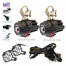 PHARES SUPPLÉMENTAIRES PROJECTEURS LED + KIT DE BOUTONS + PHARES + ÉTRIERS MÉTAL