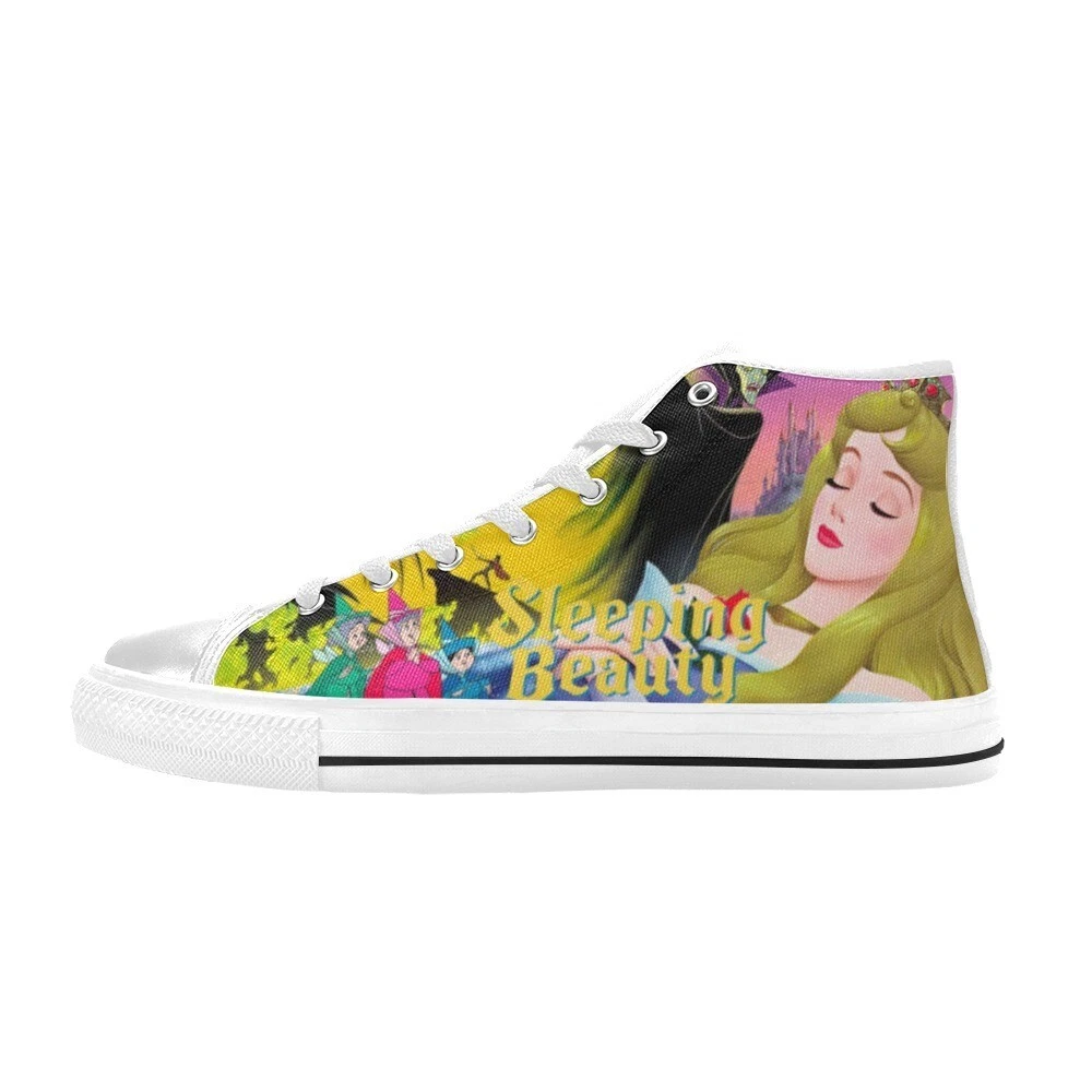 Sleeping Beauty High Top Shoes Sneakers