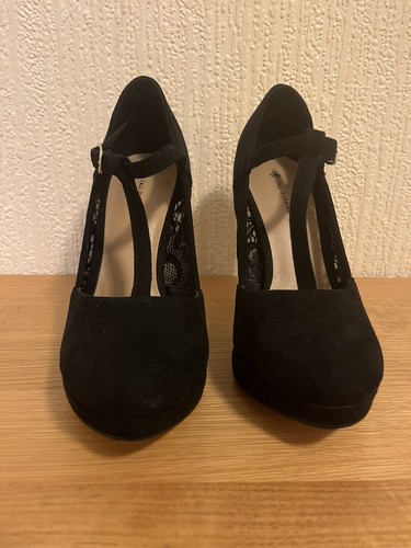 ‘Call It Spring’ Ladies Strappy Stiletto Faux Suede Black Size UK 3 Eu 36 New - Bild 4 von 13