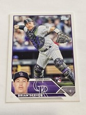 Brian Serven 2023 Topps Rookie #41 Colorado Rockies