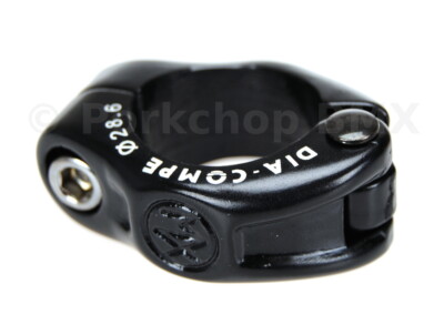 Dia-Compe MX hinged BMX bicycle seat clamp - 28.6mm (1 1/8'') BLACK