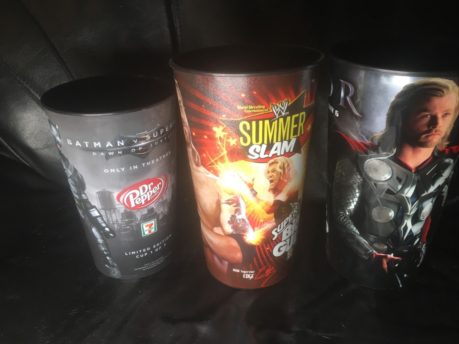 various used Collector Cups Marvel 711 McDonald’s Lego Disney star wars MCU DC