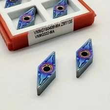 10pcs VNMG332 VNMG160408-MA Carbide Inserts Nano-Blue Coating Insert is Suitable