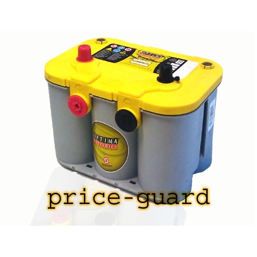 OPTIMA YELLOWTOP YT U 4,2 55 AH+BATTERIE+Yellow Top / 2 ZUSÄTZLICHE POLE! NEU!!