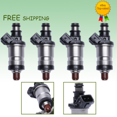 4pcs 06164-P2J-010 FJ581 Fuel Injectors For 1996-2001 ACURA INTEGRA 1.8L