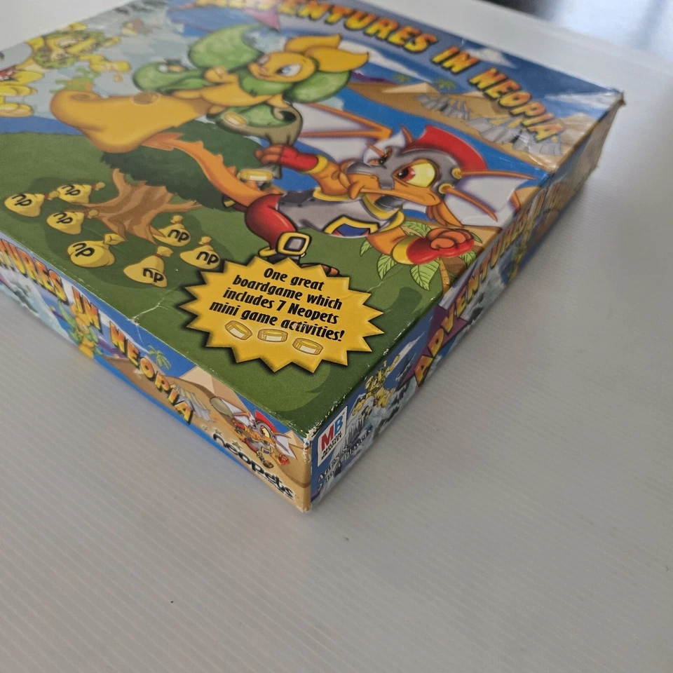 Neopets Adventures In Neopia 2003 Hasbro Milton Bradley Board Game Incomplete - Image 3 of 4