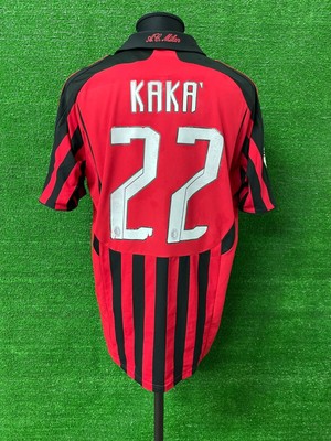 Maglia Milan KAKA Match Iussed Worn Shirt Preparata Indossata Camiseta  Brasil | eBay