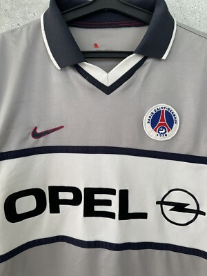 PARIS SAINT GERMAIN 1999 2000 AWAY FOOTBALL SHIRT NIKE PSG
