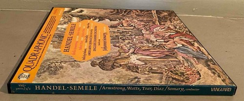 HANDEL SEMELE ORIG VANGUARD QUADRAPHONIC THREE (3) RECORD BOX SET NM - Picture 4 of 5