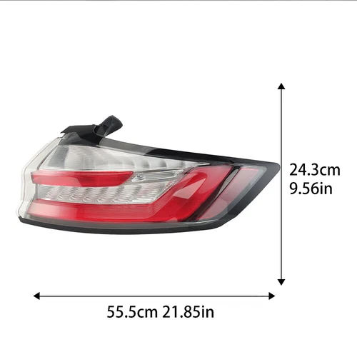 Luz trasera LED para Ford Edge ST/ST-Line 2019-2023/exterior de titanio - pasajero - Imagen 3 de 7