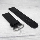 Leather WATCH STRAP SHORT Length 22mm Black Replacement Band suits Smart