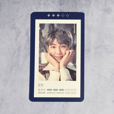 BTS 5th Muster Magic Shop Seoul Official Guestbook Card - RM