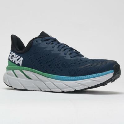 Hoka One One Clifton 7 Running Shoes Moonlit Navy Blue Mens 10 Size 10 - Hoka One One HOKA Clifton 7 Moonlit Ocean for sale  main image 2