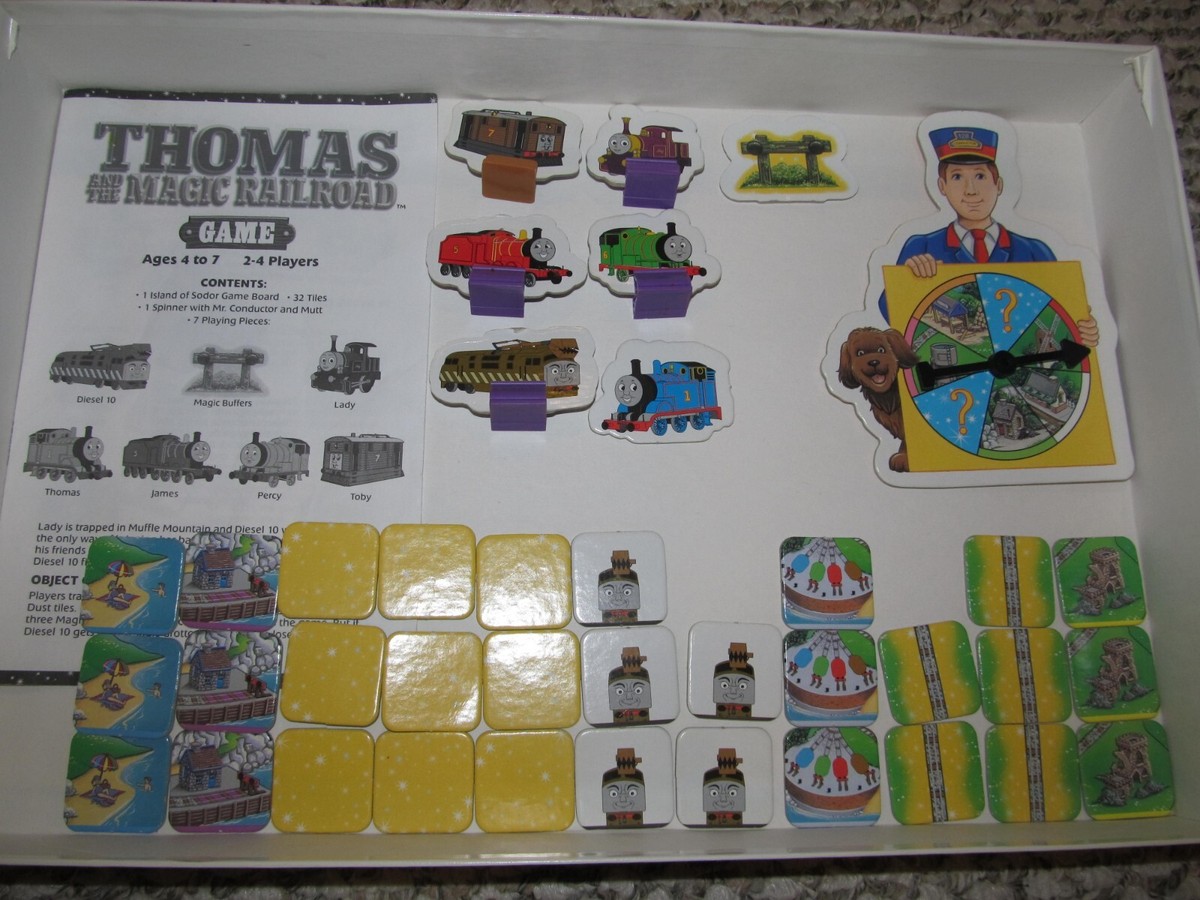 Thomas and the Magic Railroad Train Board Game Replacement Game