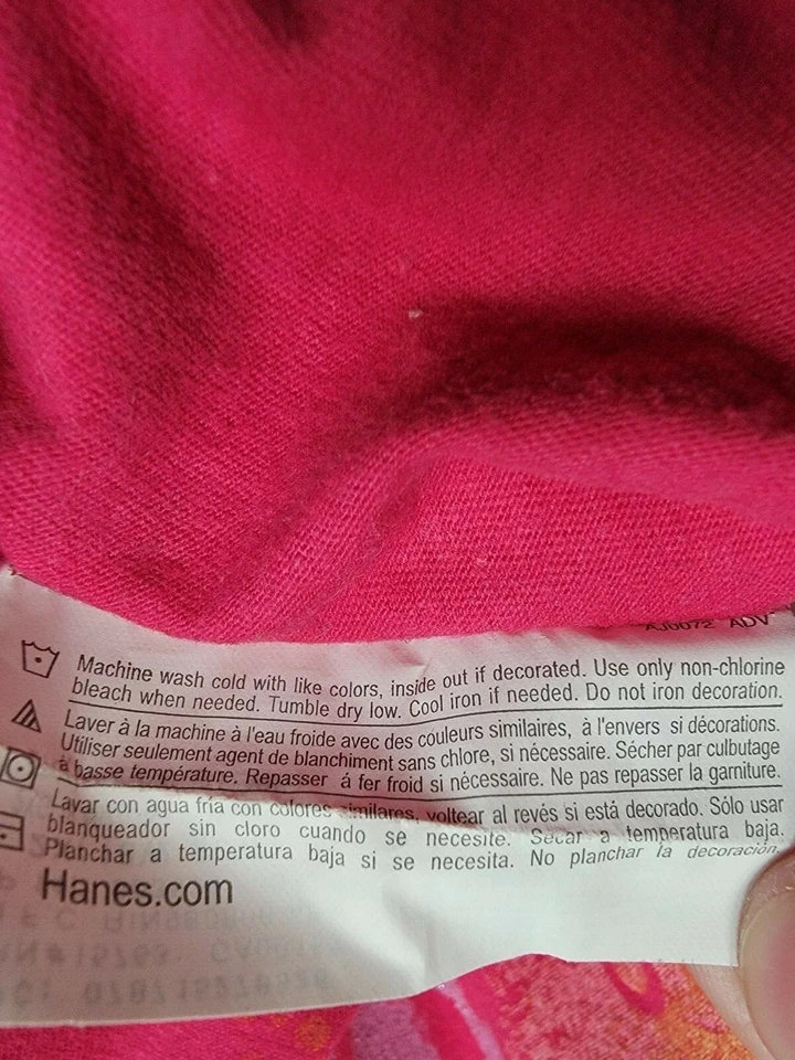 Camisa Blusa Top Mujer Just My Size Talla 2X 18W/20W Rosa Mariposa Floral Foto 4 de 4