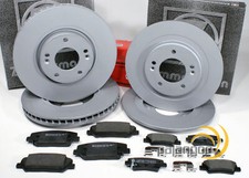 Zimmermann Bremsen Set Ø 256 mm + Ø 262 mm + Beläge vorne hinten für Hyundai i20