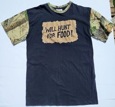 Chase Authentics Shirt Mens Size XL Black, Camoflage Short Sleeves
