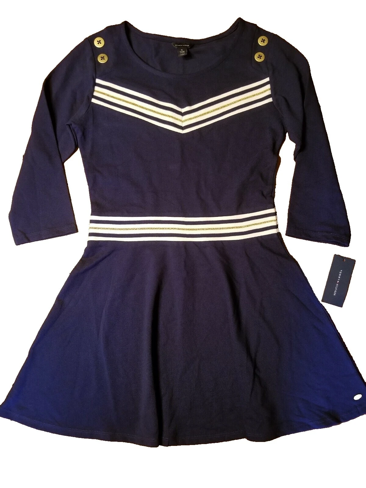 Tamaño XL azul Tommy Hilfiger Vestidos para niñas