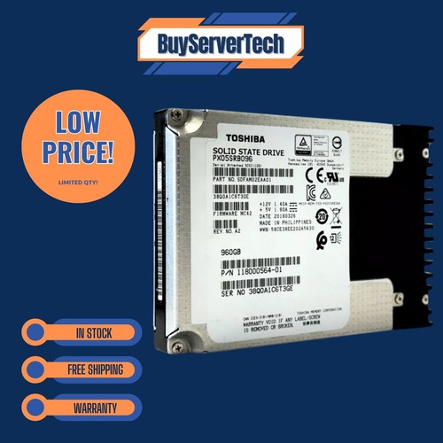 Disque SSD d'entreprise Toshiba 960 Go 2,5" SAS PX05SRB096 MLC 12 Gbit/s - Photo 2/3